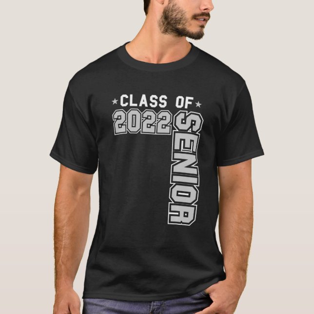 Class Of 2022 Senior Graduation College Senior Hig T-Shirt (Front)