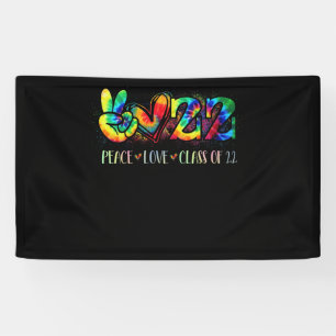 Class Of 2022 Tie Dye Senior Graduation Class Banner
