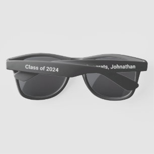 Class of 2022 with Custom Message for Graduate Sunglasses