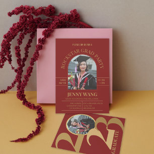 Class of 2023 Arch Photo Grad Party Invitation