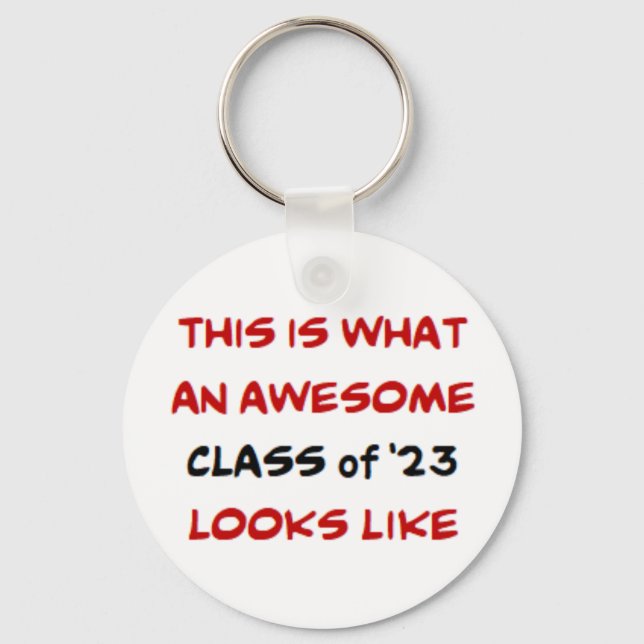 class of 2023, awesome key ring (Front)