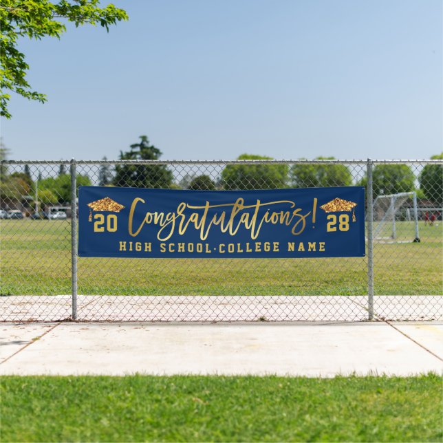 CLASS OF 2023 Custom School Graduation Ceremony Banner (Insitu)