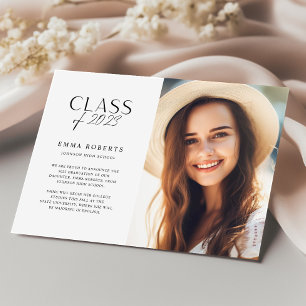 Class of 2023 Elegant Photo College Graduation Announcement