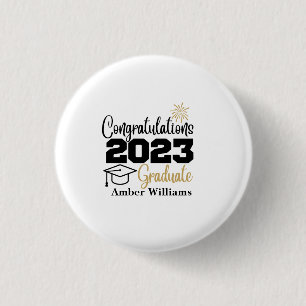 Class of 2023 Graduate Personalised Button