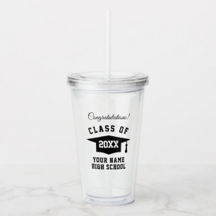 Class of 2023 graduation gift acrylic tumbler