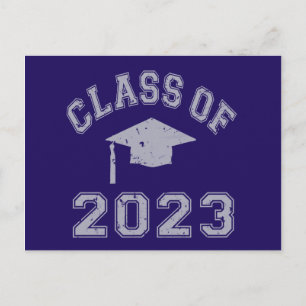 Class Of 2023 Graduation - Grey 2 Postcard