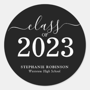 Class of 2023 Graduation Party Classic Round Sticker