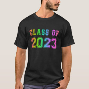 Class Of 2023 High School Graduation Date Graduate T-Shirt