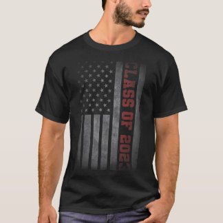 Class of 2023 Patriotic Distressed American Flag G T-Shirt