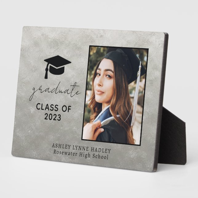 Class Of 2023 Photo Graduation Plaque (Side)