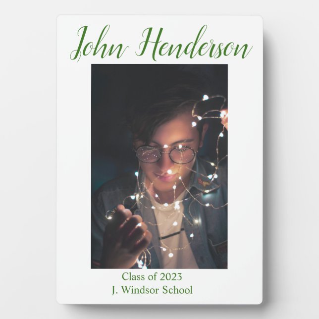 Class of 2023 Photo Green Plaque (Front)