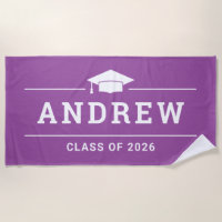 Class of 2023 Purple Personalised Graduate Name