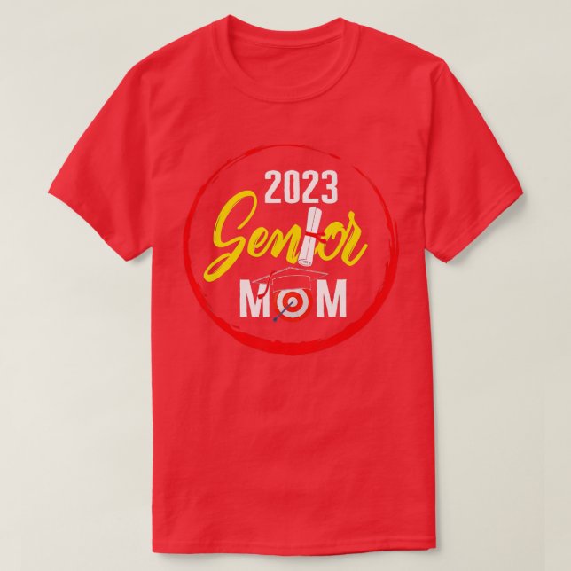 Class of 2023 Senior Archery Mum Graduation Grad G T-Shirt (Design Front)
