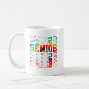 Class Of 2023 Senior Tie Dye Coffee Mug