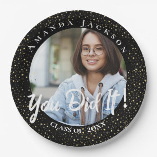 Class of 2023  You Did It Photo Graduation Party  Paper Plate