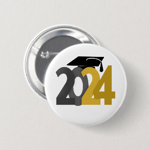  Class of 2024 Alumni 6 Cm Round Badge