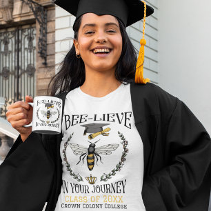 Class of 2024 Bee-lieve in Your Journey Graduation T-Shirt