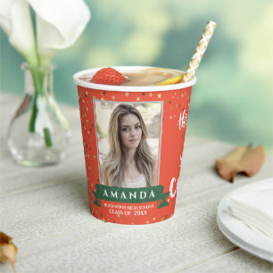 Class of 2024 Best Is Yet To Come Photo Graduation Paper Cups
