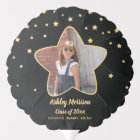 Class of 2024 Black and Gold Graduation Star Photo