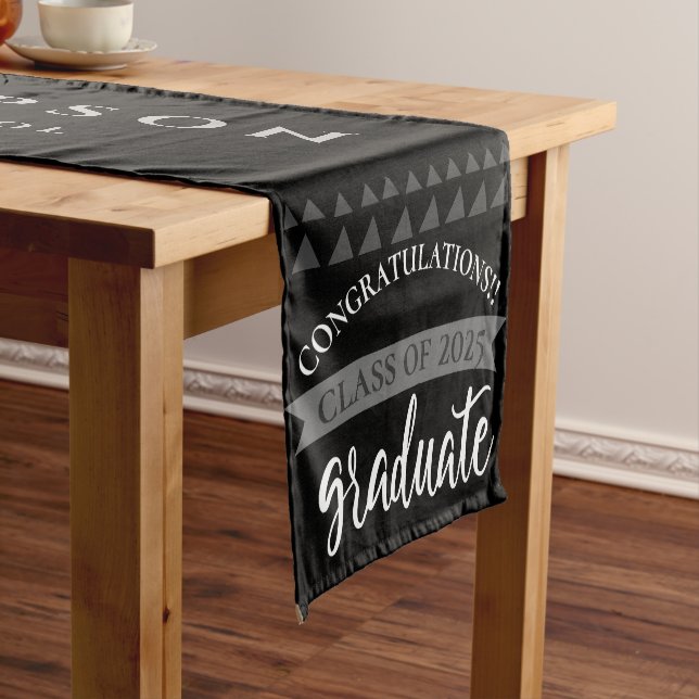 Class of 2024 Congratulations Graduation Party Short Table Runner (In Situ)