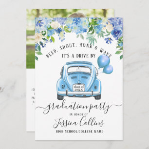 Class of 2024 DRIVE BY PHOTO Graduation Party Invitation