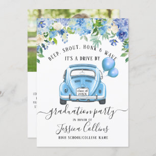 Class of 2024 DRIVE BY PHOTO Graduation Party Invitation