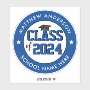 Class of 2024 Elegant Blue Graduate