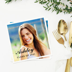 Class of 2024 Graduate Personalised Photo Napkin