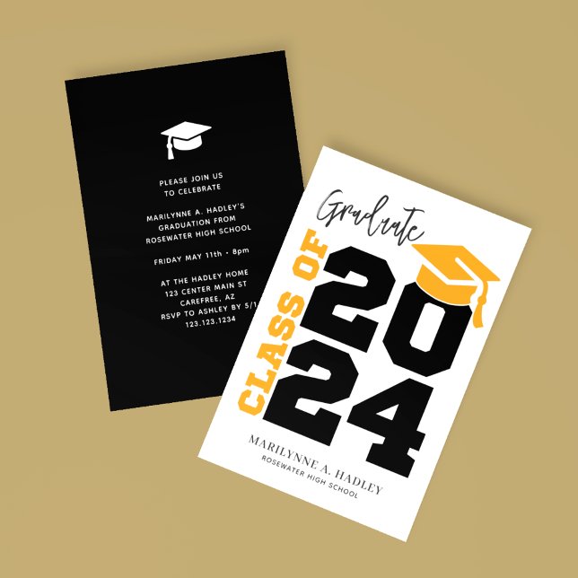 Class of 2024 Graduation Party Invitation (Creator Uploaded)