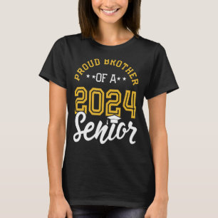 Class of 2024 Graduation Proud Senior Brother 2024 T-Shirt