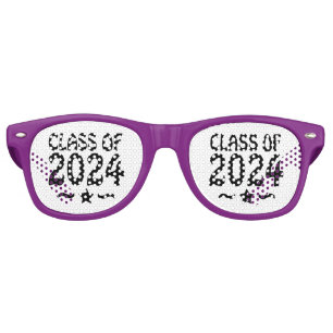  Class of 2024 Graduation Retro Sunglasses