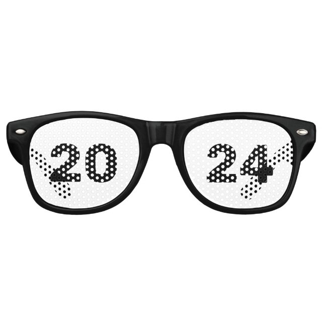Class of 2024 Graduation Template Retro Sunglasses (Front)