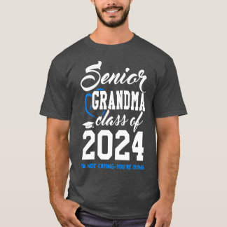 Class of 2024 Grandmother Senior Gifts Funny Senio T-Shirt