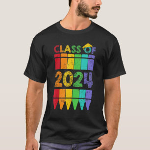 Class Of 2024 Grow With Me Graduation First Day Of T-Shirt