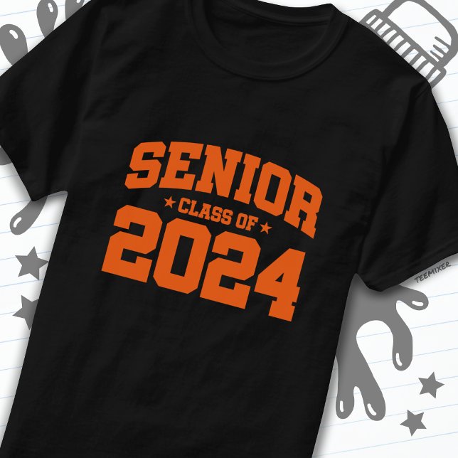 Class of 2024 High School Graduation Senior 2024 T-Shirt (Creator Uploaded)