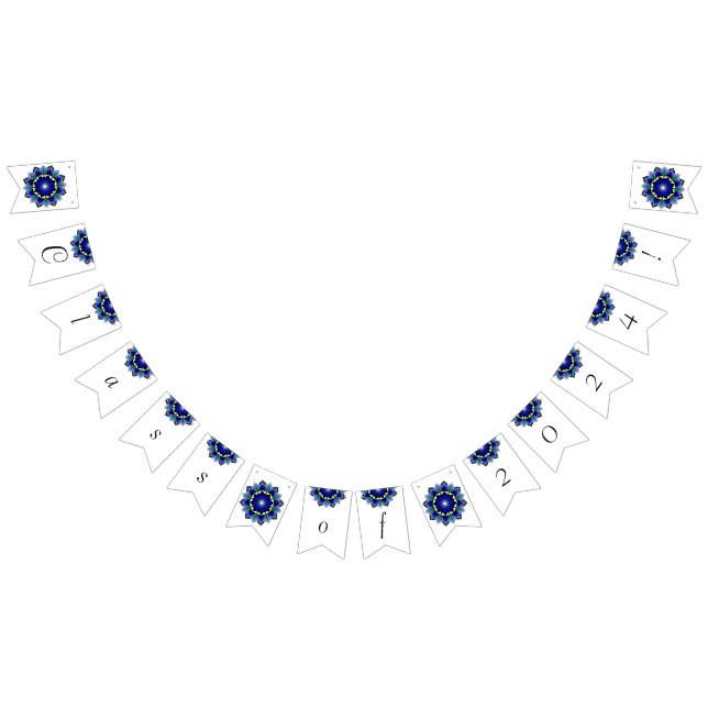 Class of 2024! Mandala in dark blue Bunting (All)