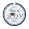 Class of 2024 Modern Navy Blue Graduation Photo