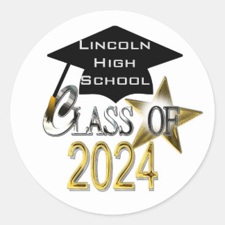 Class Of 2024 Personalised Graduation Seals