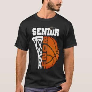 Class of 2024 Senior 24 Basketball High School Gra T-Shirt