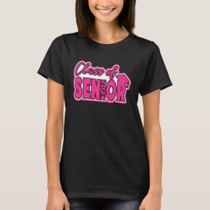 Class Of 2024 Senior 24 Graduation Girls Teens Wom T-Shirt