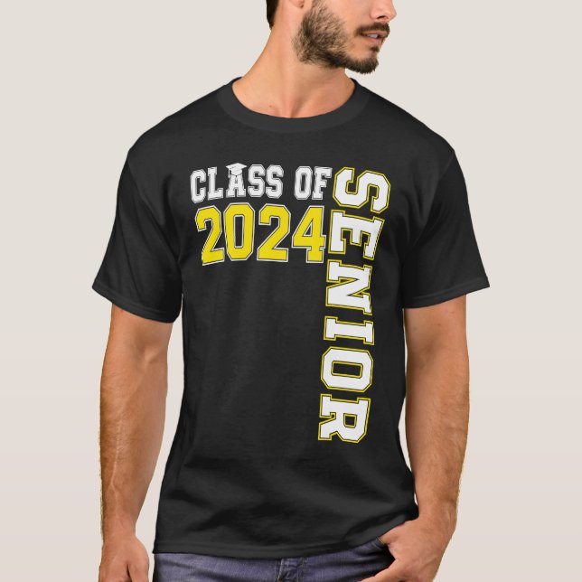 Class of 2024 Senior 24 High School Graduation Par T-Shirt (Front)