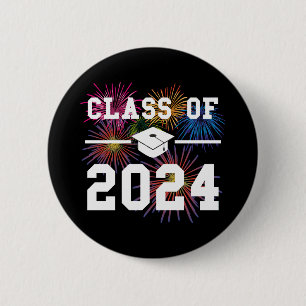 Class Of 2024 Senior Year 6 Cm Round Badge