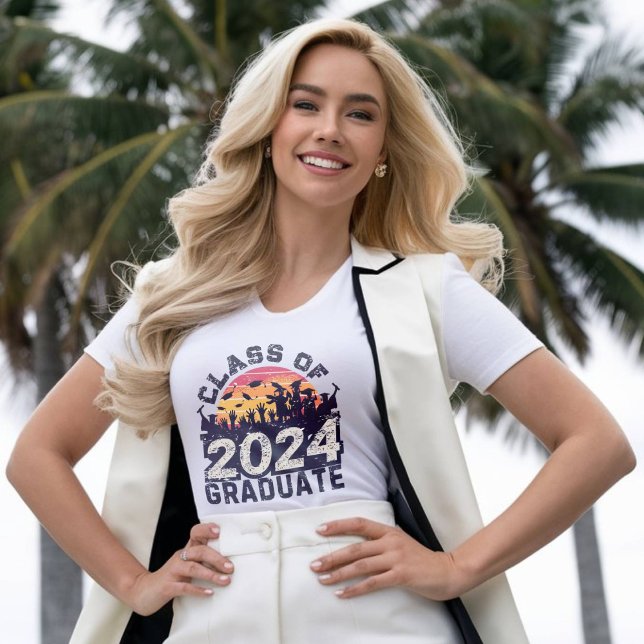 class of 2024 womens shirts senior high school (Creator Uploaded)