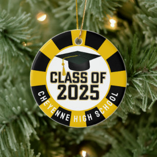 Class of 2025 (Add Name) Graduation Ceramic Ornament