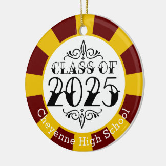 Class of 2025 (Add Name) Graduation Ceramic Ornament