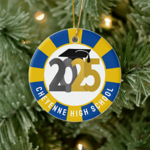 Class of 2025 (Add Name) Graduation Ceramic Ornament