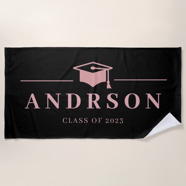 class of 2025, class of 2026 graduation  beach towel (Front)