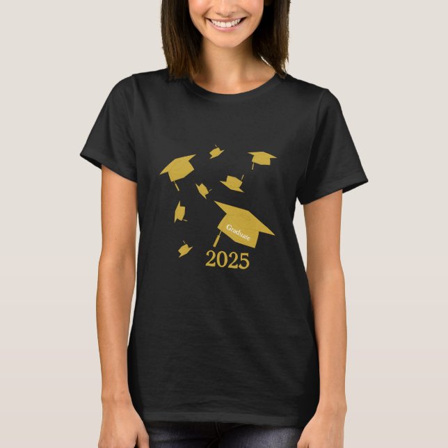 Class of 2025 grad cap  T-Shirt (Front)