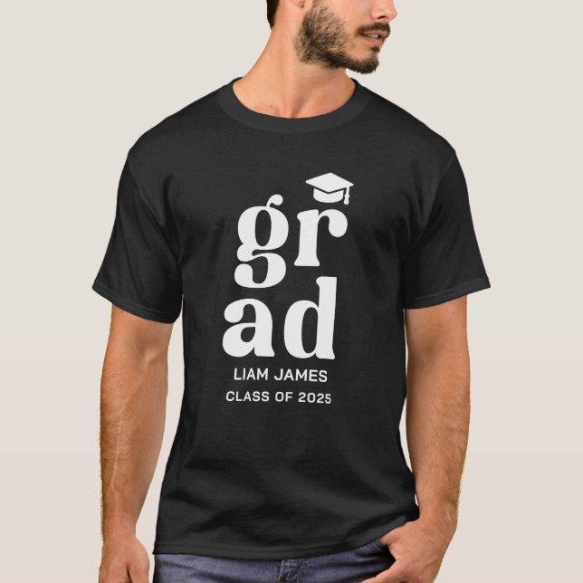 class of 2025 grad Graduation Ceremony party  T-Shirt (Front)