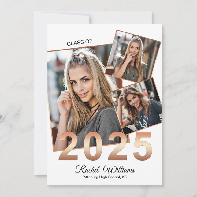 Class of 2025 Graduate Party Announcement (Front)